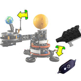 ZENE LEGO Planet Earth and Moon in Orbit Technic